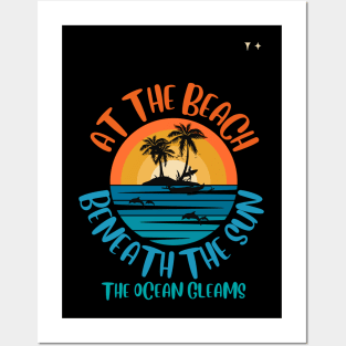 beach lover Posters and Art